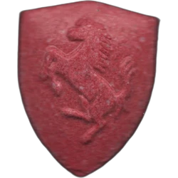 Red Ferrari ecstasy pill (XTC) — MDMA 225mg — Barcelona, Spain