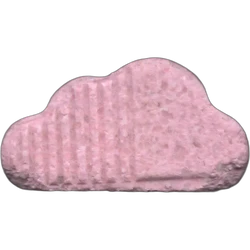Pink Soundcloud ecstasy pill (XTC) — MDMA 187mg — Barcelona, Spain
