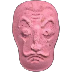 Pink La Casa de Papel ecstasy pill (XTC) — MDMA 268mg — Madrid, Spain