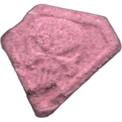 Pink Punisher ecstasy pill (XTC) — MDMA 205mg — Barcelona, Spain