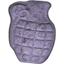 Purple Granade ecstasy pill (XTC) — MDMA 301mg — Barcelona, Spain