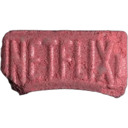 Red Netflix ecstasy pill (XTC) — MDMA 142mg — Zürich, Switzerland