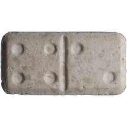 Grey Domino ecstasy pill (XTC) — MDMA 238mg — Zürich, Switzerland