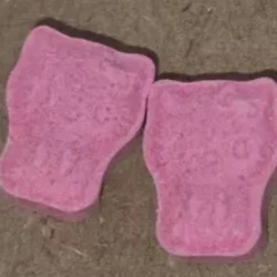Pink Hello Kitty ecstasy pill (XTC) — MDMA x3.5-4.5 — New Zealand