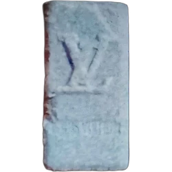 Blue Louis Vuitton ecstasy pill (XTC) — MDMA — Madrid, Spain