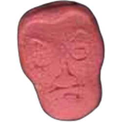 Red La Casa de Papel ecstasy pill (XTC) — MDMA 197mg — Barcelona, Spain