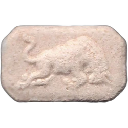 White Red Bull ecstasy pill (XTC) — MDMA 139mg — Madrid, Spain