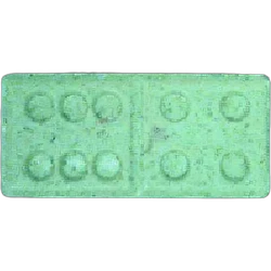 Green Domino ecstasy pill (XTC) — MDMA 229mg — Innsbruck, Austria