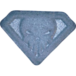 Grey Punisher ecstasy pill (XTC) — MDMA 170mg — Vienna, Austria