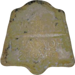 Yellow Pharaoh ecstasy pill (XTC) — 5-MeO-MiPT — Vienna, Austria