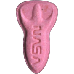 Pink NASA pill — 2C-B 15mg — Madrid, Spain