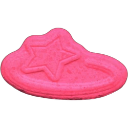 Pink Pop Smoke ecstasy pill (XTC) — MDMA 267mg — Barcelona, Spain
