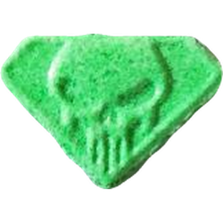Punisher ecstasy pill (XTC) — MDMA 193mg — Slovenia