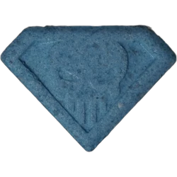 Blue Punisher ecstasy pill (XTC) — MDMA — Zürich, Switzerland