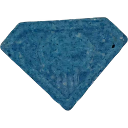 Blue Punisher ecstasy pill (XTC) — MDMA 128mg — Berlin, Germany
