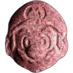Pink Capsule ecstasy pill (XTC) — MDMA — Basel, Switzerland