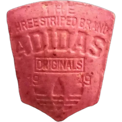Pink Adidas ecstasy pill (XTC) — MDMA 228mg — Sevilla, Spain