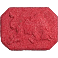 Red Red Bull ecstasy pill (XTC) — MDMA — Bern, Switzerland