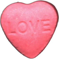Pink Heart pill — 2C-B 13mg; Unknown; Synthesis impurity — Barcelona, Spain