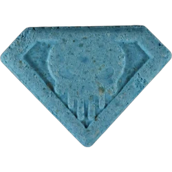 Blue Punisher ecstasy pill (XTC) — MDMA — Zürich, Switzerland