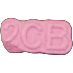 Pink 2C-B pill — 2C-B 13mg — Málaga, Spain