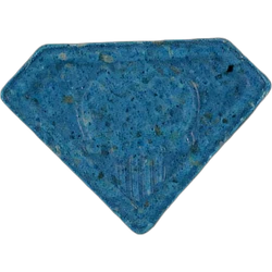 Blue Punisher ecstasy pill (XTC) — MDMA 128mg — Berlin, Germany