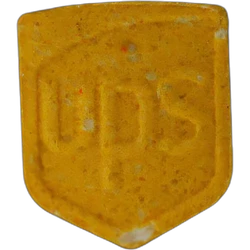 Yellow UPS ecstasy pill (XTC) — MDMA 145mg — Berlin, Germany