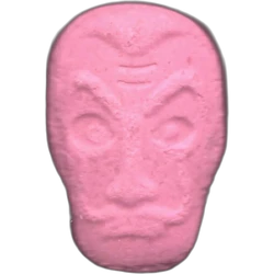 Pink La Casa de Papel ecstasy pill (XTC) — MDMA 186mg — Girona, Spain