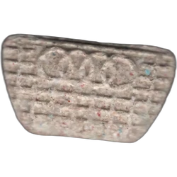White Audi ecstasy pill (XTC) — MDMA 152mg; Caffeine 6mg — Barcelona, Spain