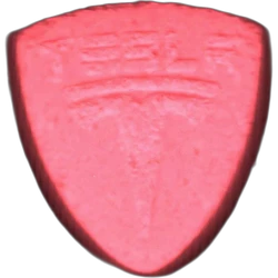 Pink Tesla ecstasy pill (XTC) — MDMA 127mg — Barcelona, Spain