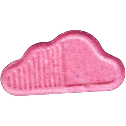 Pink Soundcloud ecstasy pill (XTC) — MDMA 145mg — Barcelona, Spain