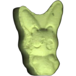 Yellow Pikachu pill — 2C-B 6mg — Barcelona, Spain