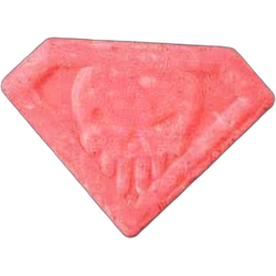 Pink Punisher ecstasy pill (XTC) — MDMA 176mg — Zürich, Switzerland