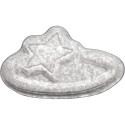 Grey Pop Smoke ecstasy pill (XTC) — MDMA 118mg — Madrid, Spain