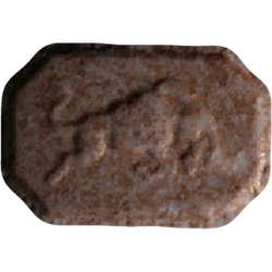 Orange Red Bull ecstasy pill (XTC) — MDMA 167mg — Vienna, Austria