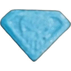 Blue Punisher ecstasy pill (XTC) — MDMA 182mg — Sevilla, Spain