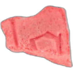 Pink Blotter pill — MDMA — Lausanne, Switzerland