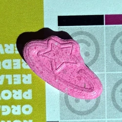 Pink Pop Smoke ecstasy pill (XTC) — MDMA x2-3 — New Zealand
