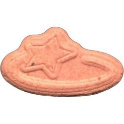 Orange Pop Smoke ecstasy pill (XTC) — MDMA 150mg — Barcelona, Spain