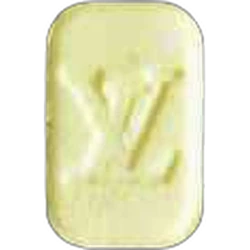 White Louis Vuitton ecstasy pill (XTC) — MDMA — Switzerland