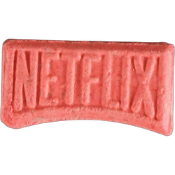 Orange Netflix ecstasy pill (XTC) — MDMA — Zürich, Switzerland