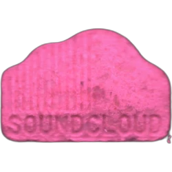 Pink Soundcloud ecstasy pill (XTC) — MDMA 230mg — Barcelona, Spain