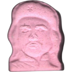 Pink Che Guevara ecstasy pill (XTC) — MDMA 185mg — Barcelona, Spain