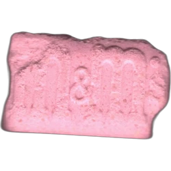 Pink M&M's ecstasy pill (XTC) — MDMA 178mg — Barcelona, Spain