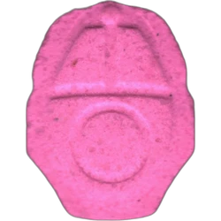 Pink Squid Game ecstasy pill (XTC) — MDMA 183mg — Barcelona, Spain