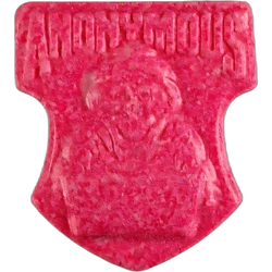 Pink Red Bull ecstasy pill (XTC) — MDMA — Zürich, Switzerland