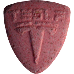 Pink NL ecstasy pill (XTC) — MDMA 127mg — Vienna, Austria