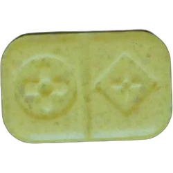 Green Louis Vuitton ecstasy pill (XTC) — MDMA 175mg — Berlin, Germany