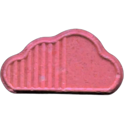 Pink Soundcloud ecstasy pill (XTC) — MDMA 78mg — Madrid, Spain