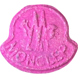 Moncler ecstasy pill (XTC) — MDMA 153mg — Slovenia